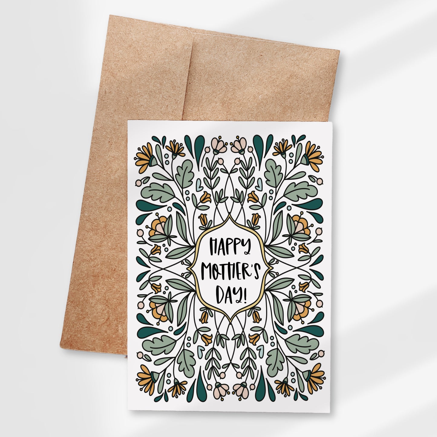 Happy Mother's Day Printable Card | HMD Digital Gift Card | Garden Inspired Card for Mom