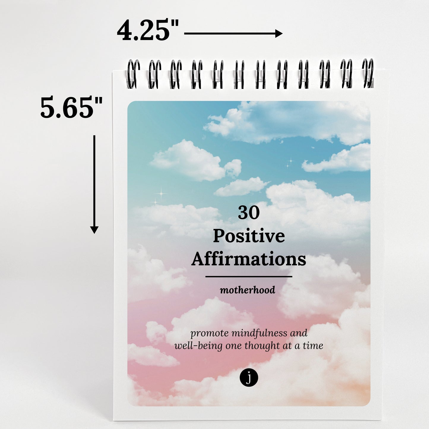 30 Pg Positive Affirmation Flip Book | Wellness, Motherhood, Workplace Themes | Pocket Size