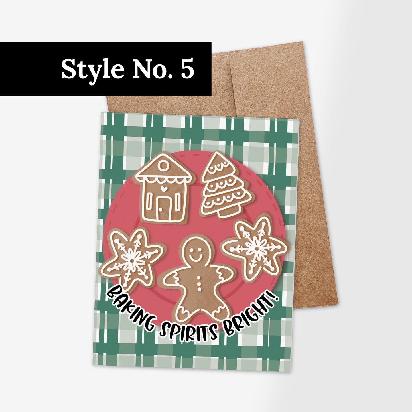 6 PK Christmas Cards + Envelopes | Pick Your Pack | Blank Inside 4.25X5.5"